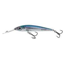SALMO - Wobler Rattlin sting deep runner - 9 cm holographic blue