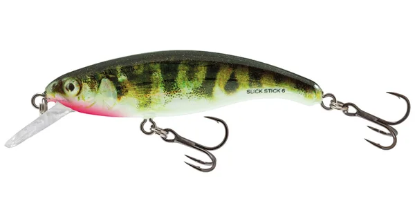SALMO - Wobler Slick stick floating - 6 cm holographic stickleback
