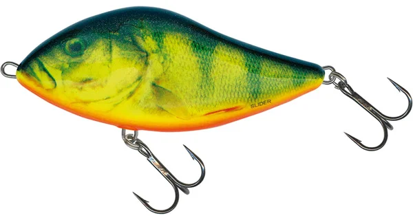 SALMO - Wobler Slider floating - 7 cm real hot perch