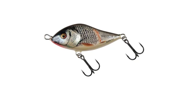 SALMO - Wobler Slider Sinking 12 cm 77 g Wounded Real Grey Shiner