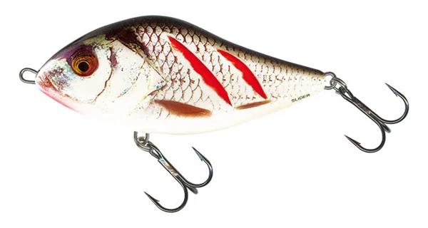 SALMO - Wobler Slider Sinking Wounded Real Grey Shiner 7 cm