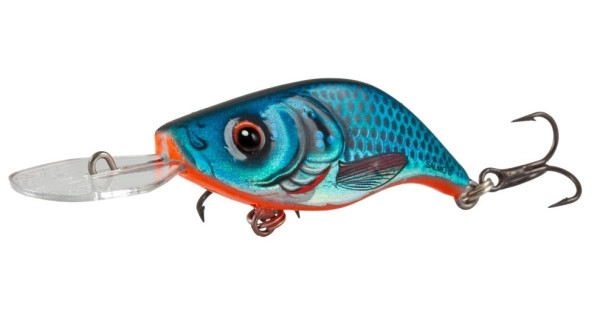 SALMO - Wobler Sparky Shad Floating Holographic Shad 4 cm Blue
