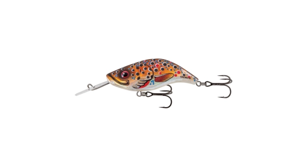 SALMO - Wobler Sparky Shad Floating Holographic Shad 4 cm Brown
