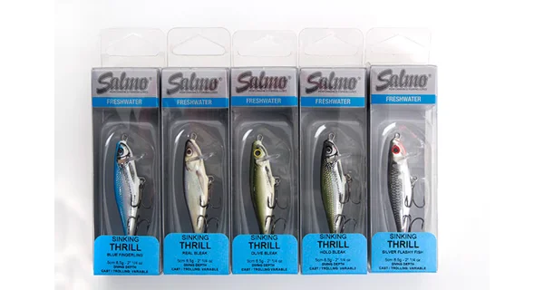 SALMO - Wobler Thrill Sinking 5 cm 6,5 g Silver Flashy Fish