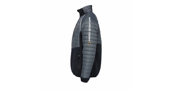 SAVAGE GEAR - Bunda Reflection Hybrid Jacket Castlerock Grey Black vel. M