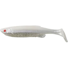 SAVAGE GEAR - Gumová nástraha 3D Fat Minnow T-Tail White Silver 10,5 cm 11 g