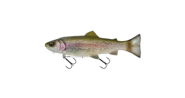 SAVAGE GEAR - Gumová nástraha 3D Line Thru Pulsetail Trout Slow Sinking 16 cm 51 g Clear Rainbow Trout
