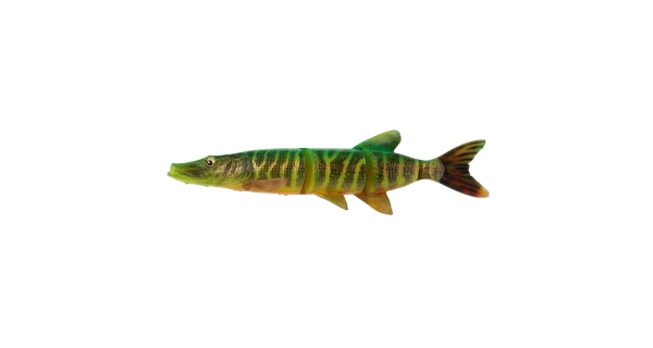 SAVAGE GEAR - Gumová nástraha 4D Line Thru Pike Slow Sink 25 cm 105 g Firetiger