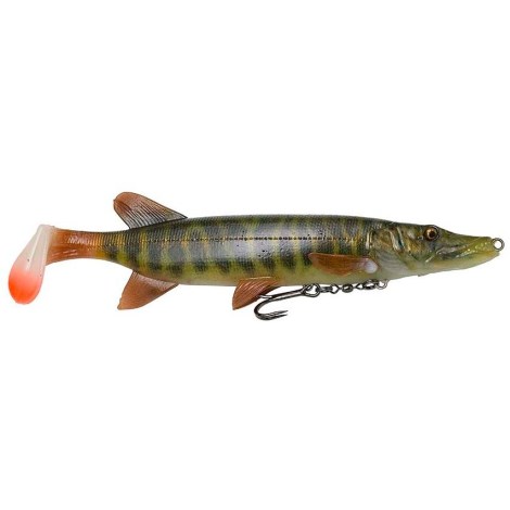 SAVAGE GEAR - Gumová nástraha 4D Pike Shad Slow Sink 20 cm 65 g Striped Pike