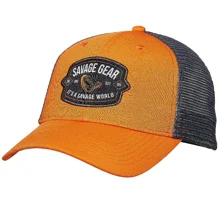 SAVAGE GEAR - Kšiltovka Badge Trucker Cap Orange