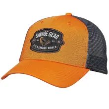 SAVAGE GEAR - Kšiltovka Badge Trucker Cap Orange