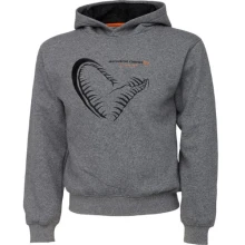 SAVAGE GEAR - Mikina Junior Jaw Hoodie 10 - 12 let šedá