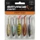 SAVAGE GEAR - Nástraha Craft Shad 7,2 cm 2,6 g Clear Water Mix 5 ks