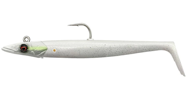 SAVAGE GEAR - Nástraha Sandeel V2 Sinking 15,5 cm 46 g White Pearl Silver 2+1