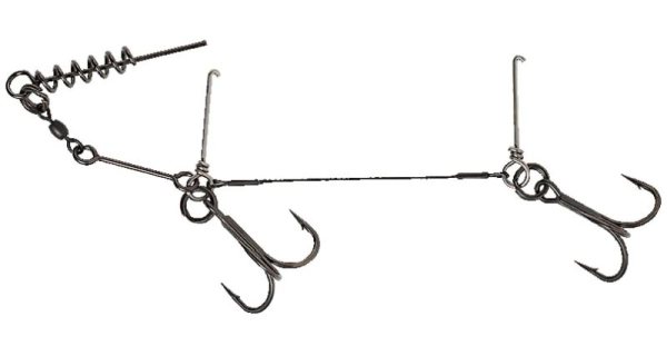 SAVAGE GEAR - Návazec Titanium Corkscrew Stinger vel. 1/0 23 kg 1 ks