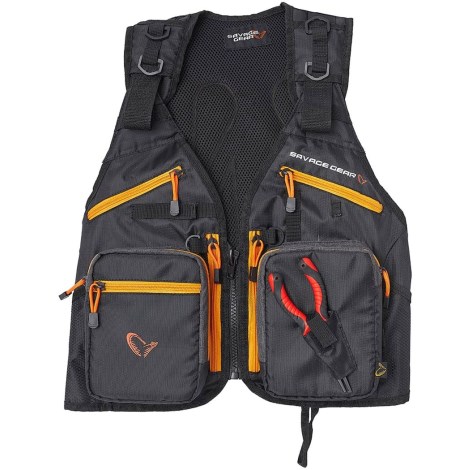 SAVAGE GEAR - Přívlačová vesta Pro-Tact Spinning Vest One Size Black