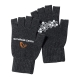 SAVAGE GEAR - Rukavice Knitted Half Finger Glove Dark Grey Melange vel. M