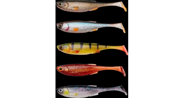 SAVAGE GEAR - Sada nástrah Craft Shad 8,8 cm 4,2 g Clear Water Mix 5 ks