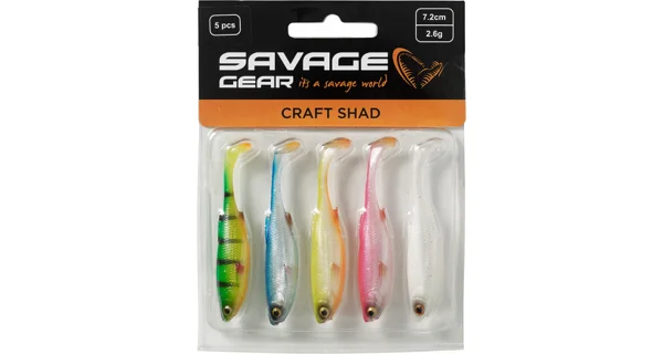 SAVAGE GEAR - Sada nástrah Craft Shad 8,8 cm 4,2 g Dark Water Mix 5 ks