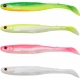 SAVAGE GEAR - Sada nástrah Slender Scoop Shad 11 cm 7 g Dark Water Mix 4 ks