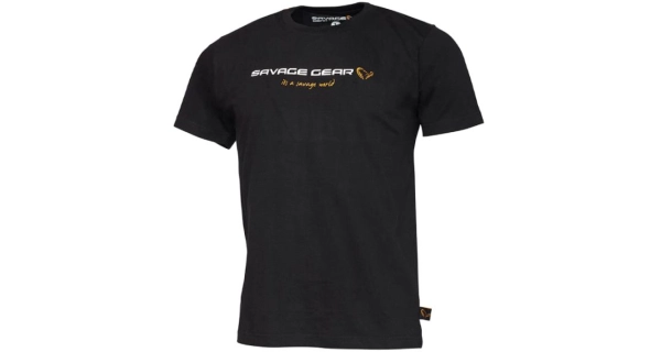 SAVAGE GEAR - Tričko Junior T-shirt vel. 10 - 12 černé