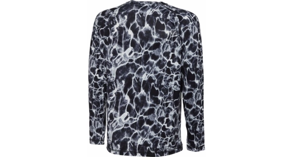 SAVAGE GEAR - Tričko Night UV Long Sleeve T-Shirt vel. M Black Waterprint