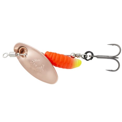 SAVAGE GEAR - Třpytka Grub Spinners Copper Red Yellow vel. 1 3,8 g