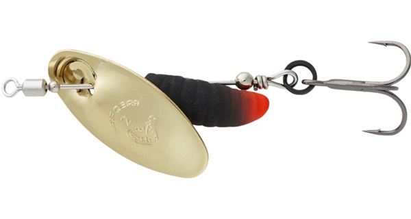 SAVAGE GEAR - Třpytka Grub Spinners Gold Black vel. 0 2,2 g