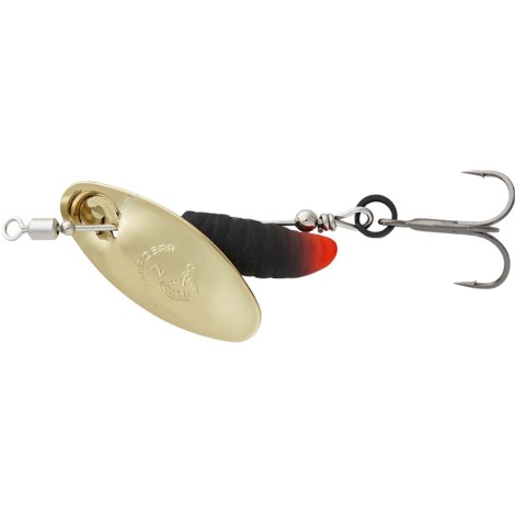 SAVAGE GEAR - Třpytka Grub Spinners Gold Black vel. 0 2,2 g