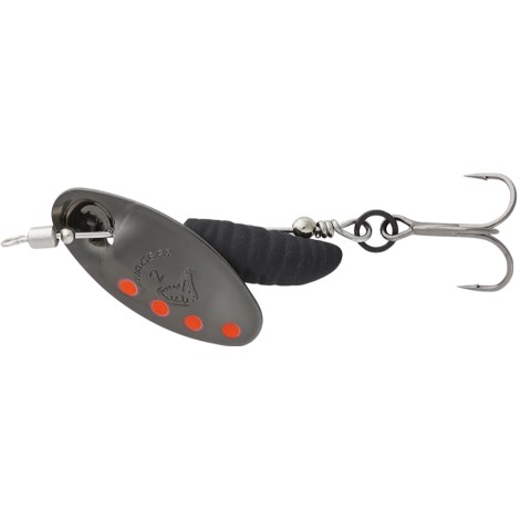 SAVAGE GEAR - Třpytka Grub Spinners Silver Red Black vel. 0 2,2 g