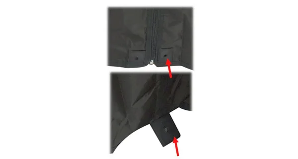 SENSAS - Deštník s bočnicí Liez Zelený 2,5 m