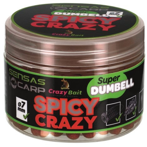 SENSAS - Dumbell Spicy Crazy (koření) 7 mm 80 g