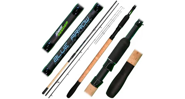 SENSAS - Feederový prut Blue Arrow Feeder 3,3 m Medium 40-80 g 3 díly