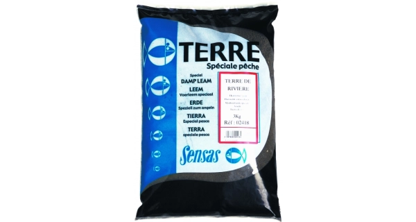SENSAS - Hlína do krmení Terre de Riviere (řeka) 3kg