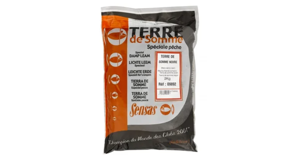 SENSAS - Hlína do krmení Terre De Somme 2 kg Černá