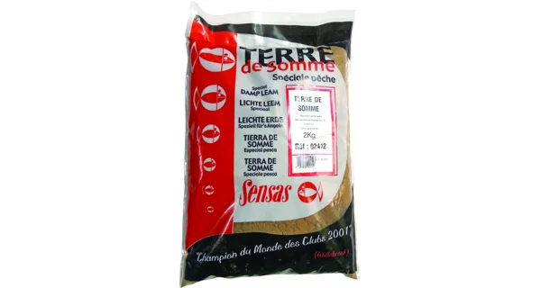 SENSAS - Hlína do krmení Terre de Somme 2 kg Stojatá voda