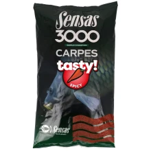SENSAS - Krmení 3000 Carp Tasty 1 kg Koření Robin Red