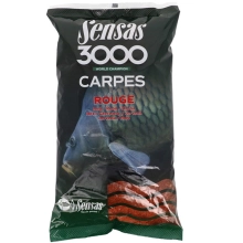SENSAS - Krmení 3000 Carpes Rouge Červený 1 kg