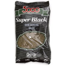 SENSAS - Krmení 3000 dark salty gardons (plotice - černá - slaná) 1 kg