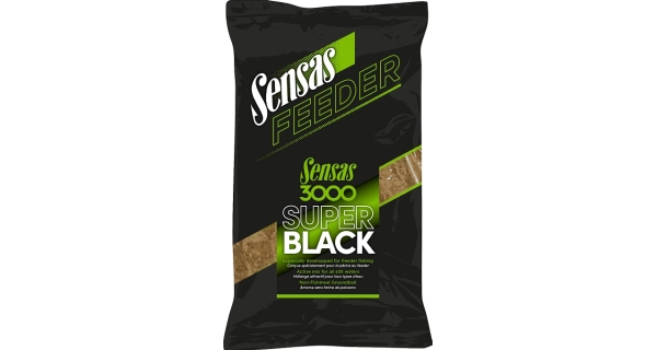 SENSAS - Krmení 3000 Feeder Super Black 1 kg