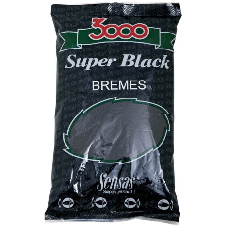 SENSAS - Krmení 3000 Super Black Cejn 1 kg