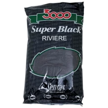 SENSAS - Krmení 3000 Super Black Řeka Černý 1 kg