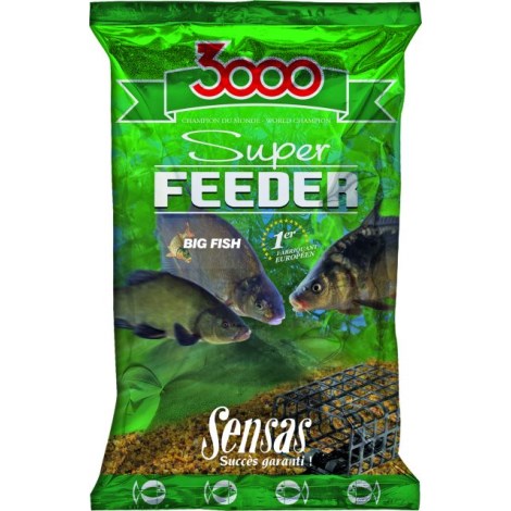 SENSAS - Krmení 3000 Super Feeder Big Fish 1 kg