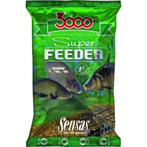 SENSAS - Krmení 3000 Super Feeder Riviere 1 kg