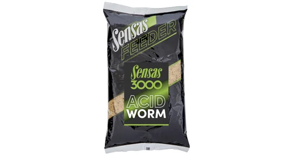 SENSAS - Krmítková směs 3000 Feeder Acid Worm 1 kg