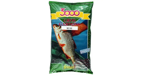 SENSAS - Krmítková směs 3000 Gros Gardons Black 1 kg
