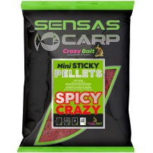 SENSAS - Pelety Mini Sticky 700 g 2 mm 700 g Spicy Crazy
