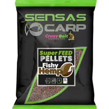 SENSAS - Pelety Super Feed 2 mm 650 g Fishy Hemp