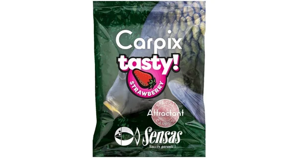 SENSAS - Posilovač Powder Carp Tasty Strawberry 300 g