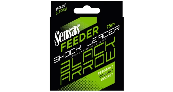 SENSAS - Vlasec Shock Leader Feeder Black Arrow 0,27 mm 5,7 kg 75 m
